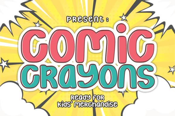 Discover Comic Crayons: A Bold Display Typeface