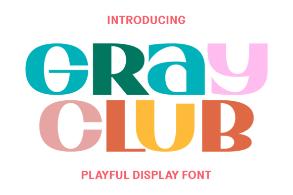 Gray Club Font: A Charming Blend of Retro and Modern Design