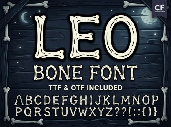 Leo: A Bone-Inspired Display Font for Bold Designs
