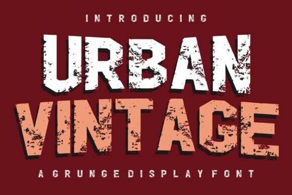 Urban Vintage: A Font That Captures Street Culture Spirit